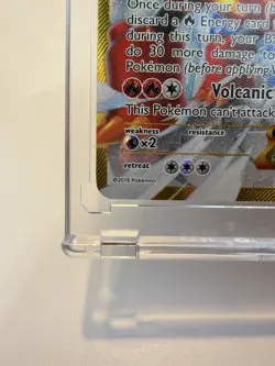 Pokemon TCG Volcanion EX Full Art Holo Secret Rare XY Steam Siege 115/114 - Image 4