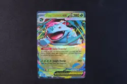 Mega Venusaur ex 003/132 Holo Shiny Pokemon TCG Card Mega Evolution NEAR MINT - Image 1