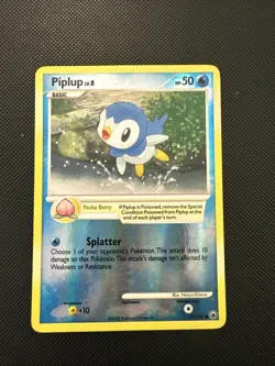 1x Piplup Reverse Holo 72/100 Majestic Dawn Diamond Pearl Pokemon Card - Image 1