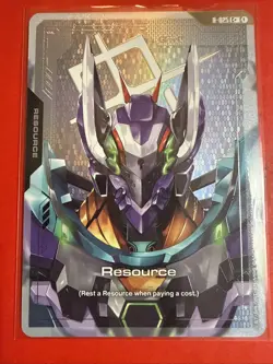 Resource R-025 C+ - Steel Requiem - Gundam TCG Card Game CCG English - Image 1