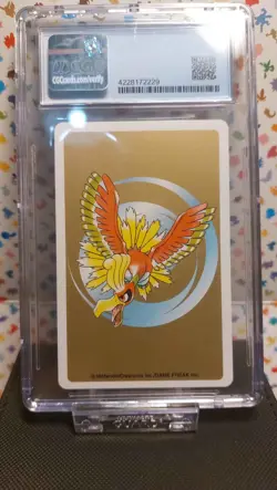 Ho-Oh #250 Ace of Spades - Pokemon Playing Cards Japanese - Gold Deck - CGC 9.5 - Image 2
