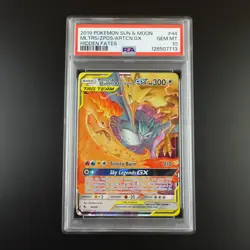 PSA 10 Moltres Zapdos Articuno 44 Pokemon Hidden Fates Holo Graded Card - Image 1