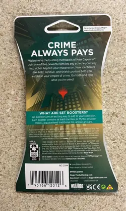 MTG Magic The Gathering 2022 Streets of New Capenna Set Booster 12 CARDS - Image 2