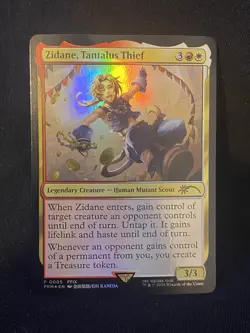 Zidane, Tantalus Thief Foil 0005 Final Fantasy Magic The Gathering Promo Card 5 - Image 1