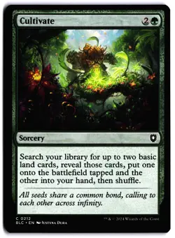 Cultivate NM BLC Commander: Bloomburrow MTG - Image 1