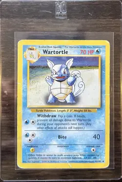 Pokemon TCG Wartortle Base Set Regular Card 42/102 - Image 3
