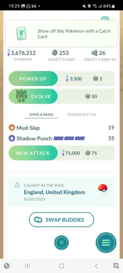 Pokemon Go Shiny Golett ( XXL) - Image 2
