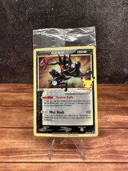 Pokemon Greninja Gold Star Promo Holo SWSH144 Celebrations SEALED NM - Image 1