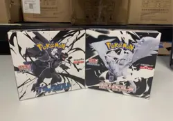 Pokemon Japanese Black Bolt-White Flare Booster Box Set w/Shrink SV11B SV11W - Image 1