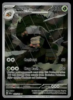 Pokemon Cards Crustle 183/182 Paradox Rift Illustration Rare NM - Image 1