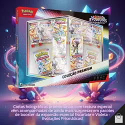 Pokemon Prismatic Evolutions Umbreon & Espeon Premium Box Set Brazilian Sealed - Image 4