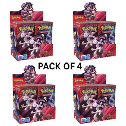 Pokemon TCG Scarlet Violet DESTINED RIVALS BOOSTER BOX PACK OF 4 box (144 Packs) - Image 1