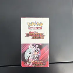 New/Sealed -Pokemon Destined Rivals Half Booster Box (18 Packs) - Image 1