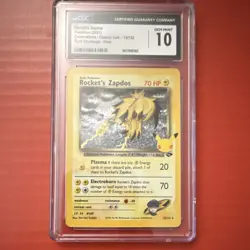 Pokemon Rocket's Zapdos 15/132 Celebrations Classic Collection Holo CGC 10 - Image 1