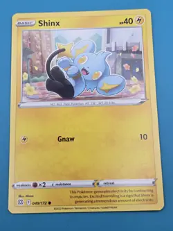 LP Shinx Pokemon 049/172 SWSH Brilliant Stars Regular NM - Image 1
