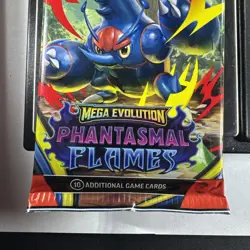 22.56g Mega Evolution Phantasmal Flames Pokemon Booster Pack - Sealed - Image 2