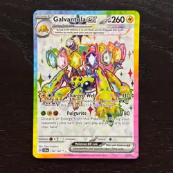 Galvantula ex 159/142 Pokemon Stellar Crown SV Full Art Ultra Rare Holo NM - Image 1