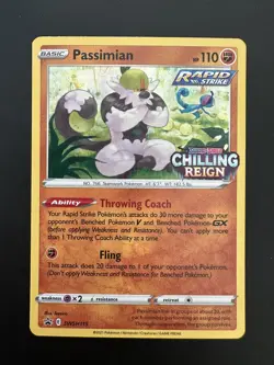 Passimian SWSH115 - Prerelease Chilling Reign Stamped - English - Pokemon TCG - Image 1