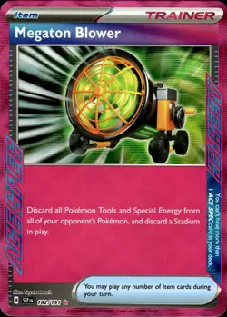 Megaton Blower - ACE SPEC - Surging Sparks 182/191 - MINT - Pokemon - Image 1