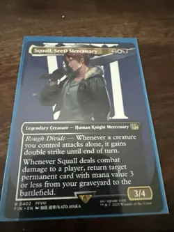Magic the Gathering Squall Seed Mercenary Card Borderless Regular - Image 1