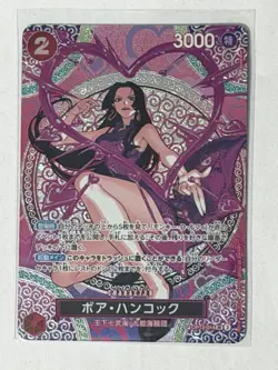 OP-15 Bandai One Piece TCG Boa Hancock OP12-014 SP Super Rare Holo Japanese Card - Image 1
