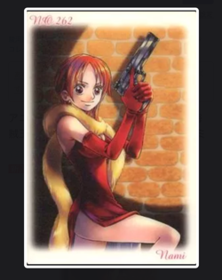 PREORDER Nami No.262 Japanese One Piece Vintage Gumica Card D - Image 1