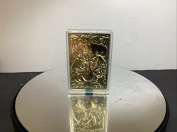 23K Gold Plated CHARIZARD Trading Card 1999 Burger King Pokemon EE040414 - Image 1