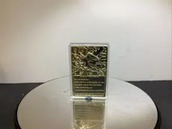 23K Gold Plated CHARIZARD Trading Card 1999 Burger King Pokemon EE040414 - Image 5