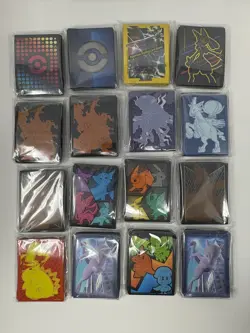 Lot Of 16 Sealed pokemon ETB Sleeves +Pokemon center exclusive sleeves no cards - Image 1