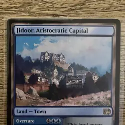 NMT MTG Jidoor, Aristocratic Capital Final Fantasy Regular Land Town Card - Image 2