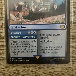 NMT MTG Jidoor, Aristocratic Capital Final Fantasy Regular Land Town Card - Image 3