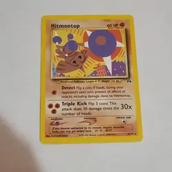 Hitmontop 22/75 Neo Discovery Regular Basic Pokemon Card - Image 5