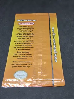 EMPTY! Poke Card Creator Pack WB Kids Booster PokeCard Wrapper (NO CARDS EMPTY!) - Image 3