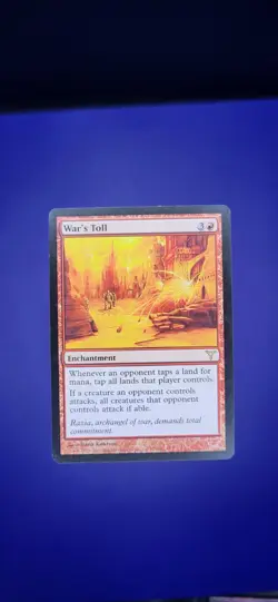 War's Toll card Dissension #77 Magic the Gathering mtg LP - Image 1