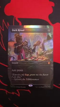 MTG Dark Ritual Borderless Promo Commander TMNT #131 NM Ninja Turtles - Image 1