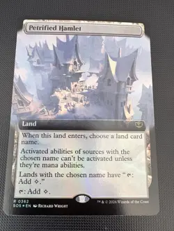 Petrified Hamlet (Extended Art) Secrets of Strixhaven Foil - Image 1