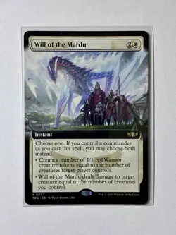 Will of the Mardu Extended Art Non-Foil Commander Tarkir Dragonstorm Freeship - Image 1