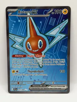 Rotom ex 111/094 Phantasmal Flames NM Ultra Rare Holo Pokemon TCG - Image 1