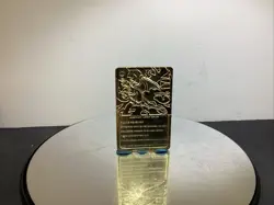 23K Gold Plated CHARIZARD Trading Card 1999 Burger King Pokemon EE040416 - Image 5