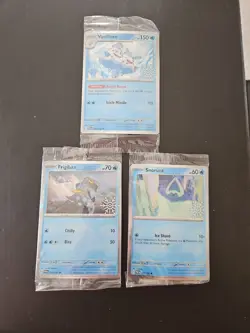 LOT OF 3x - Snowflake SEALED PROMOS Pokemon TCG - Holiday Advent Calendar - Image 1
