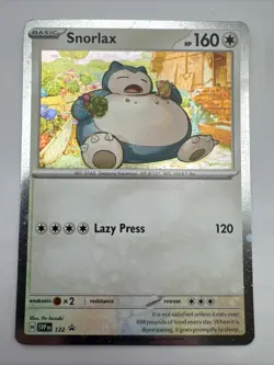 Pokemon TCG Snorlax 122 Black Star Cosmos Promo Holo Mint - Image 1