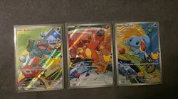 Pokemon TCG First Partner Illustration Collection Series 1 Kanto GEN 1 Starters - Image 1