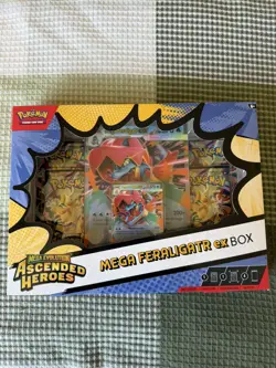 Pokemon TCG: Mega Evolution Ascended Heroes - Mega Feraligatr ex Box - Image 1