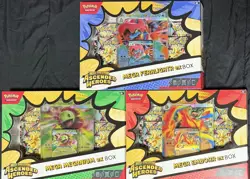 Pokemon TCG: Mega Evolutions Ascended Heroes Mega Ex Box Set Of 3 Sealed. - Image 1