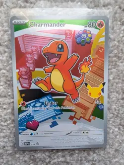 Charmander MEP 038 - Pokemon First Partner 30th Anniversary Mark on front - Image 1