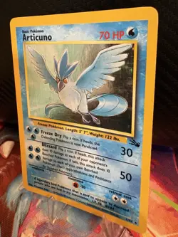 Articuno 2/62 Jungle Holo MP Pokemon WOTC 1999 Vintage - Image 3