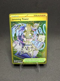 NM/Mint Jamming Tower 243/182 Hyper Rare Full Art Destined Rivals Pokemon Card - Image 1