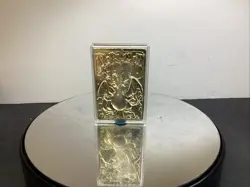 23K Gold Plated CHARIZARD Trading Card 1999 Burger King Pokemon EE040415 - Image 1
