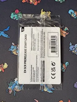 Pokemon Stellar Crown Scarlet & Violet STAFF Promo Cards SEALED - Image 2