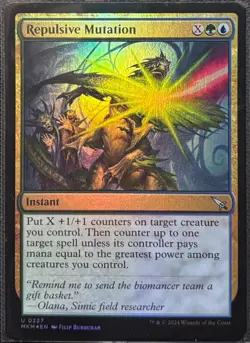 MTG Murders at Karlov Manor Repulsive Mutation Foil (Uncommon) - Image 1